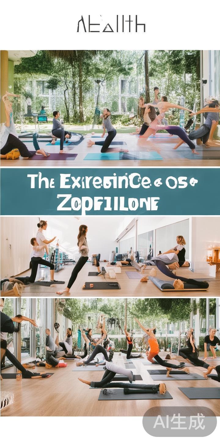 首先是健康体验区。这里设有专业教练指导的瑜伽、拉伸